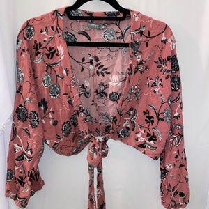 Floral crop top